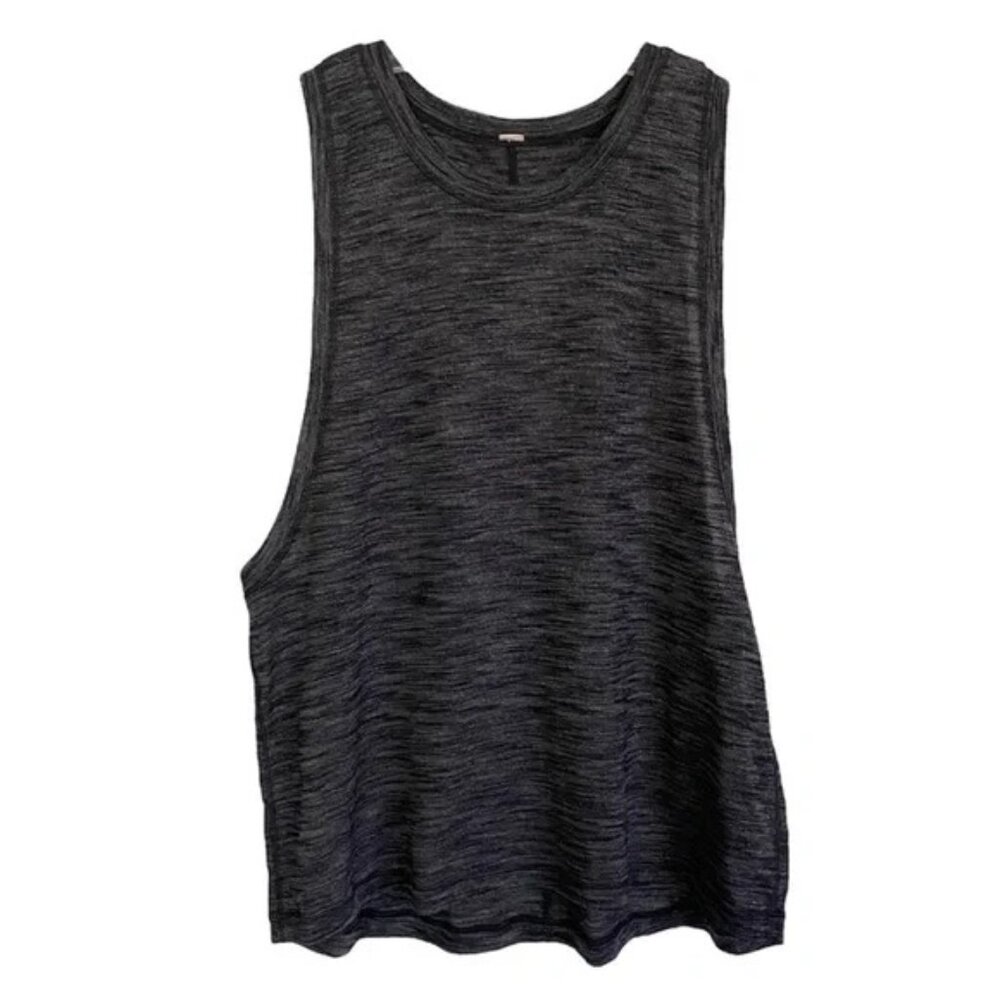Lululemon Cardio Squad Tank Heathered Black